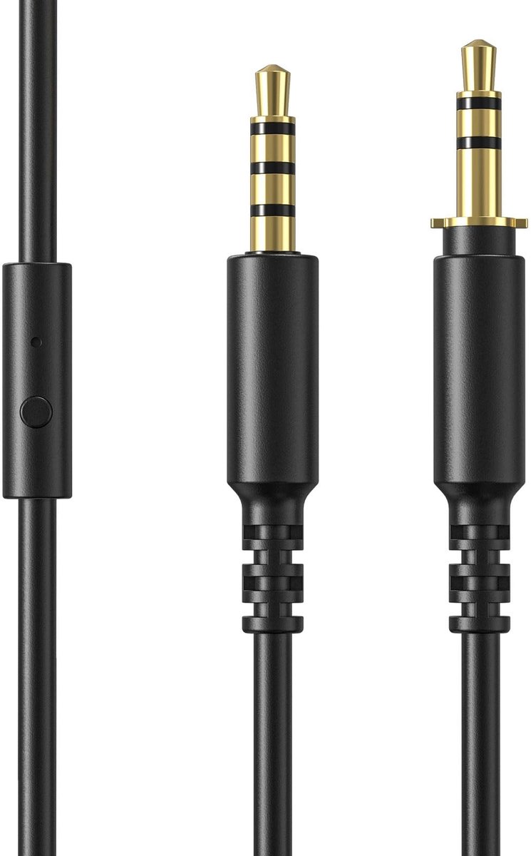 Solidchoice - 1.2m AUX Kabel voor Hoofdtelefoon en Instrumenten