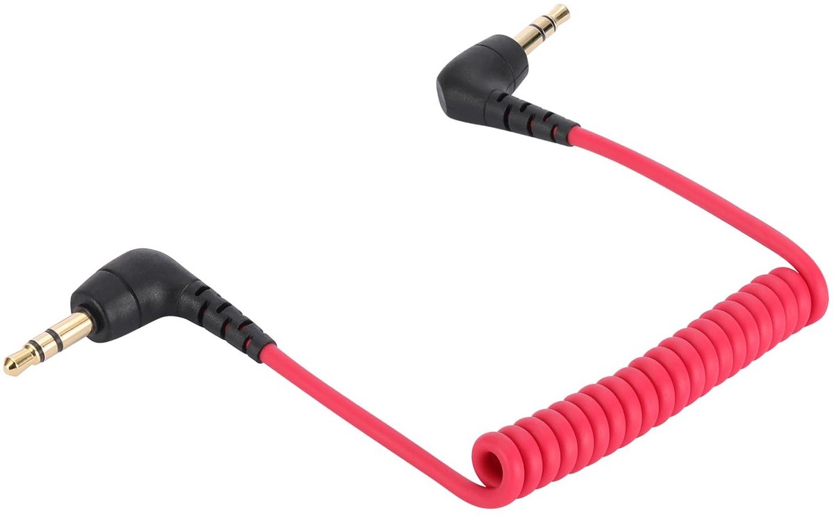 Solidchoice - 3.5mm TRS naar TRS Aansluitkabel voor Camera's en Audio Apparatuur