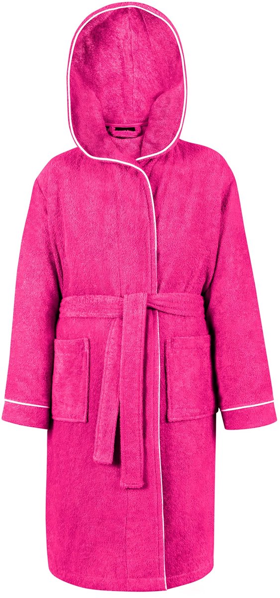 Solidchoice - Premium Badjas voor Kinderen met Capuchon van 100% Katoen