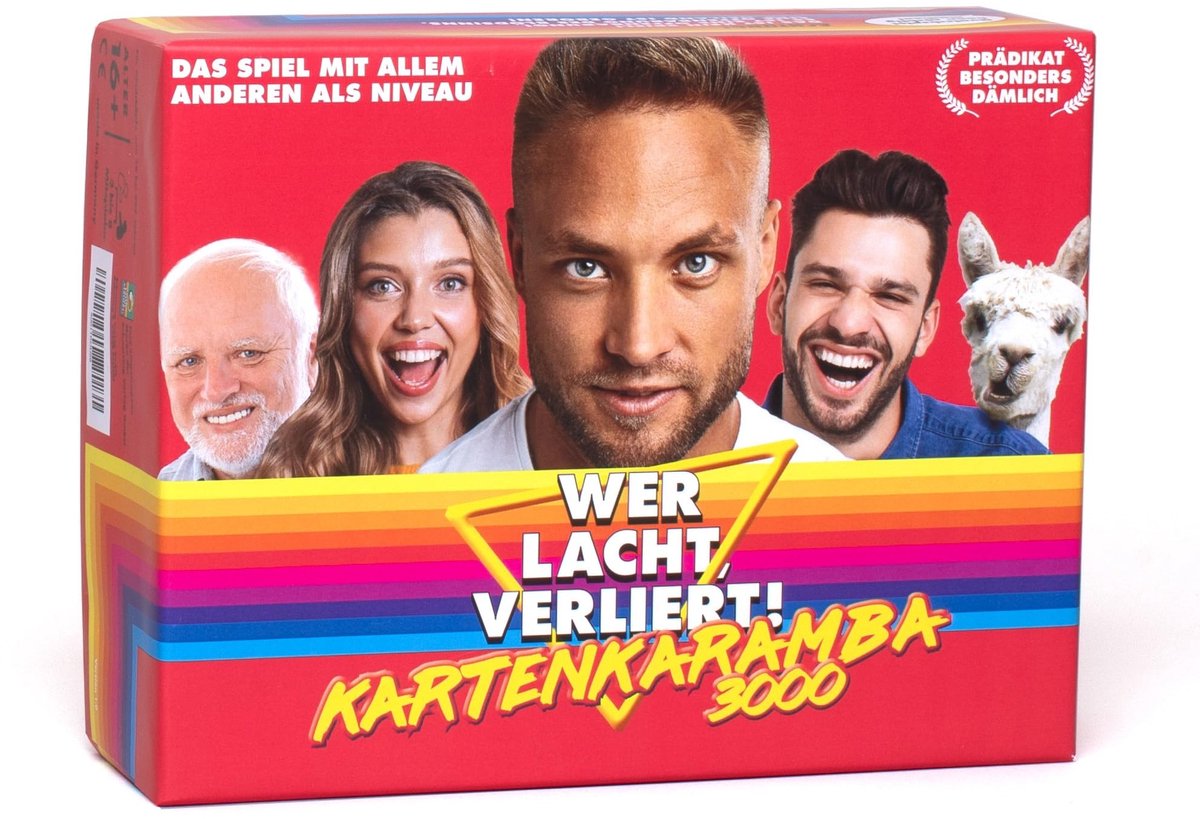 Solidchoice - Kaartspel Wie Lacht Verliest! voor Volwassenen