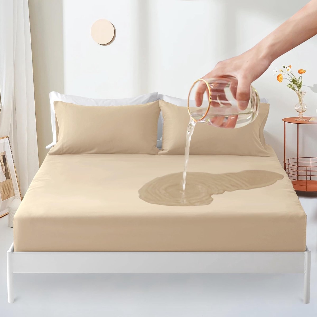 Solidchoice - Waterproof Matrasbeschermer 90x200 cm