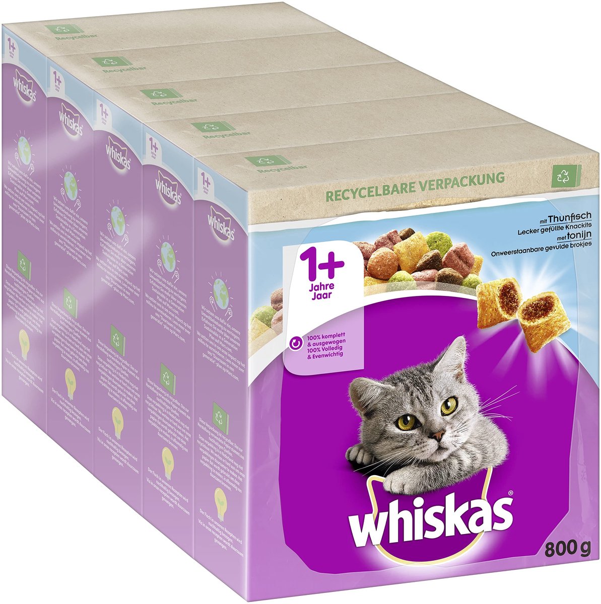 Solidchoice - Droogvoer met Tonijn voor Volwassen Katten (5 x 800g)