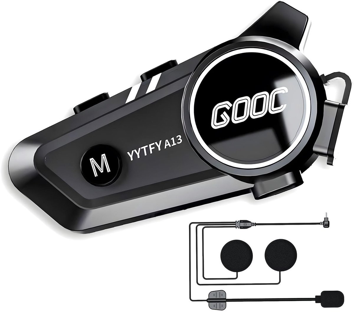Solidchoice - Bluetooth Intercom Headset voor Motorhelm met Spraakassistent