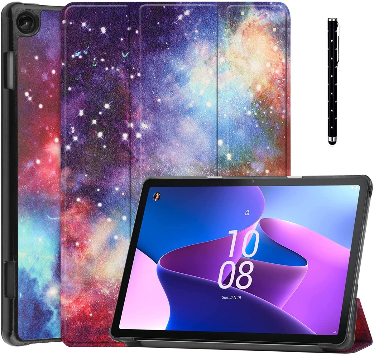 Solidchoice - Case voor Lenovo Tab M10 10.1 Inch (3e Gen) met Stylus Pen