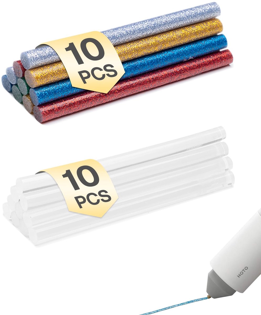 Solidchoice - Hot Glue Sticks voor DIY Projecten en Reparaties, 20 Stuks
