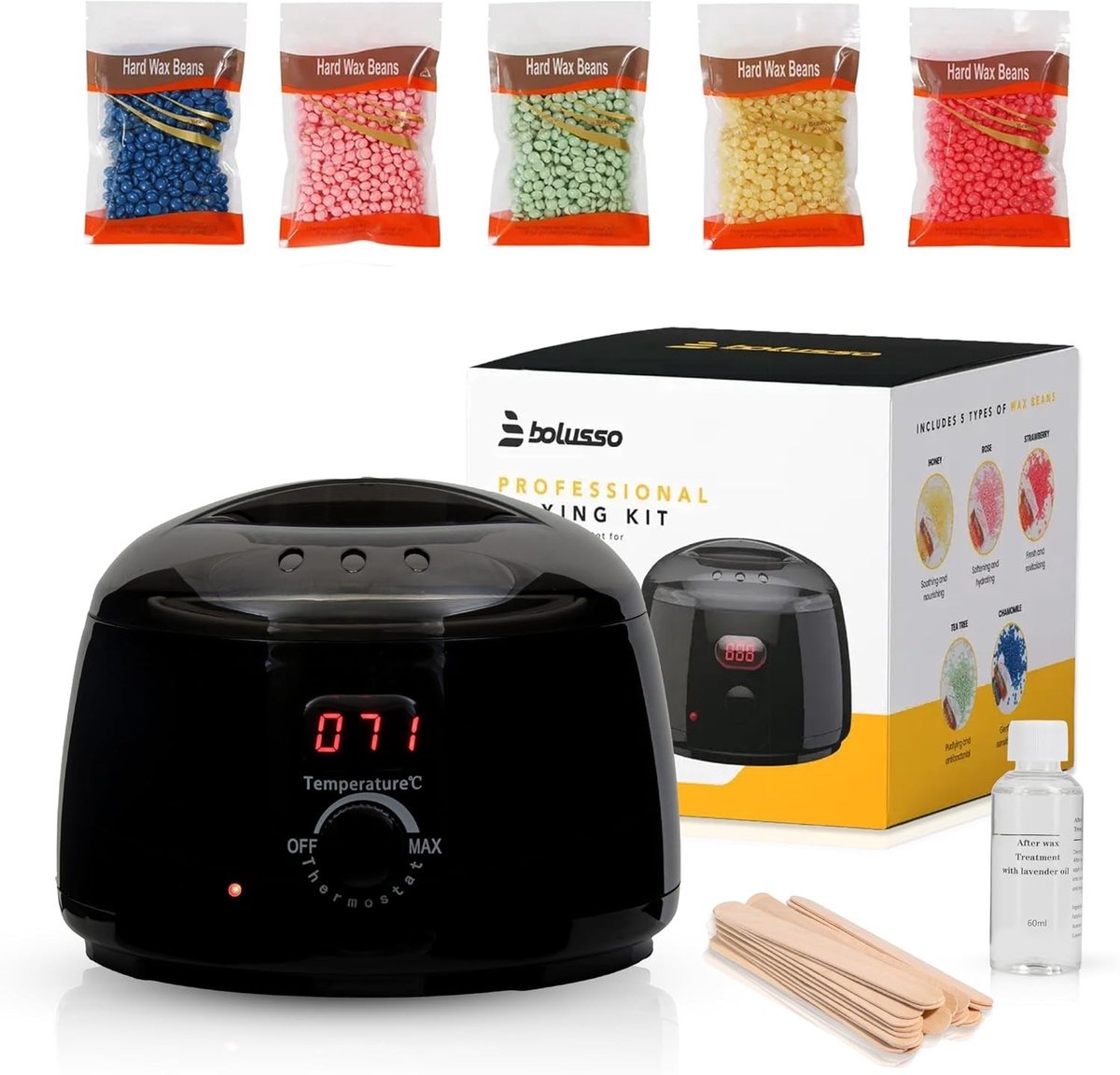 Ontharingsset - Multicolor - 500 Gram - Inclusief Afterwax en Waxstaafjes - Voor Thuisgebruik