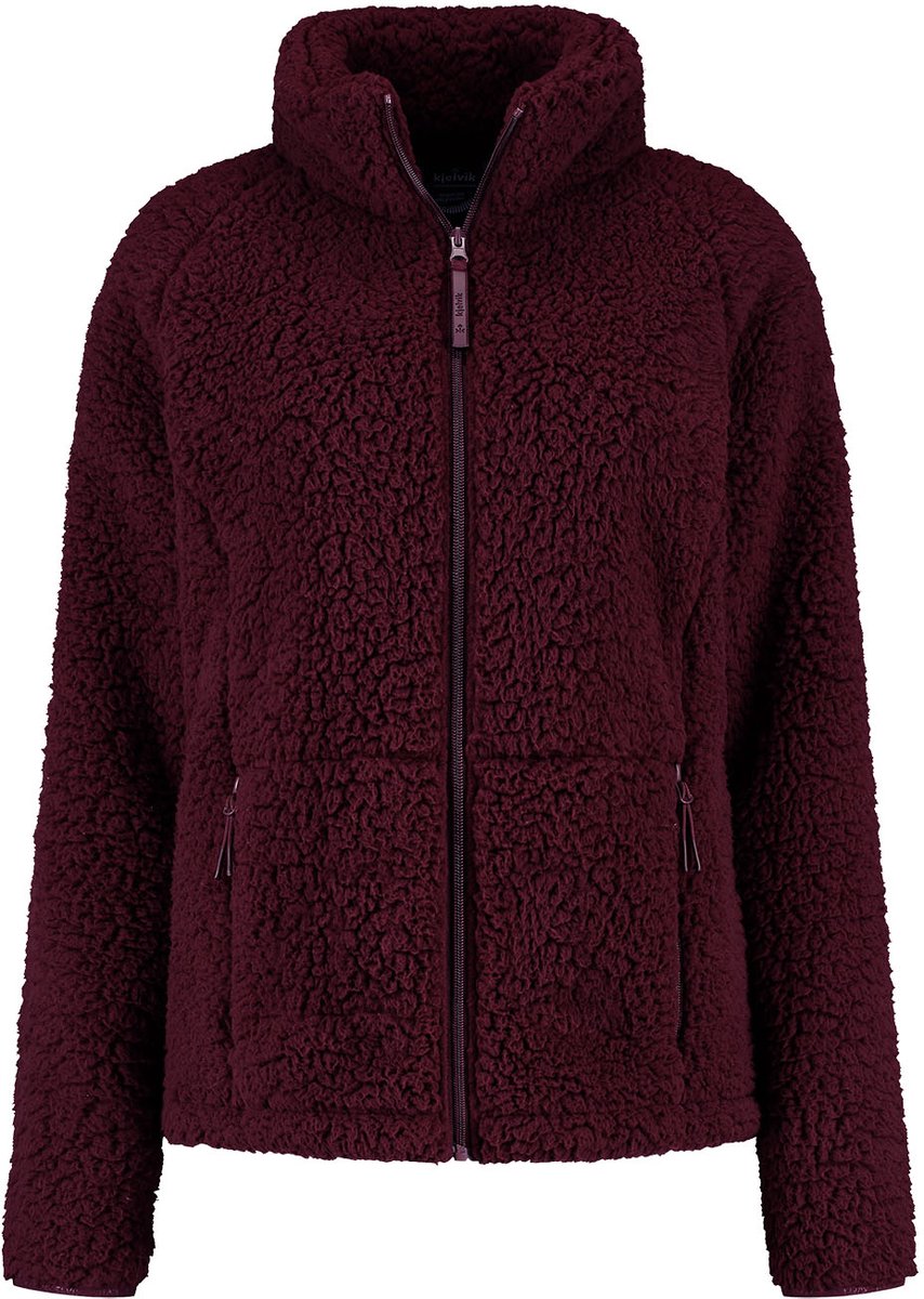 Kjelvik Hava Dames Outdoorvest Donker Rood