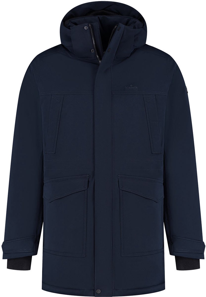 Kjelvik Bink Heren Outdoorjas - Donker Blauw