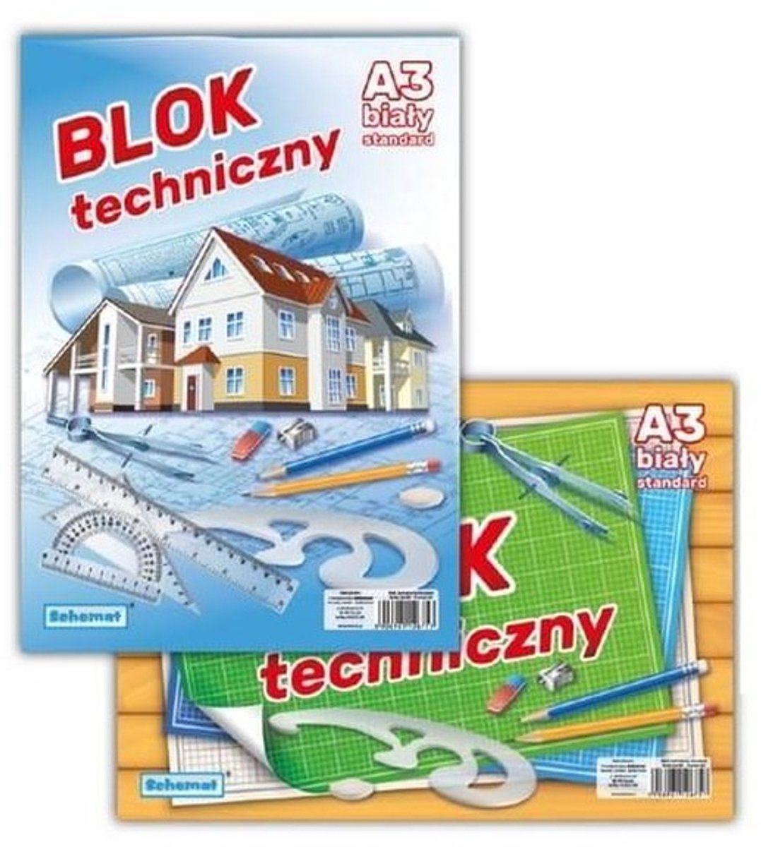 Blok techniczny A3/10K 160g biały (10szt)