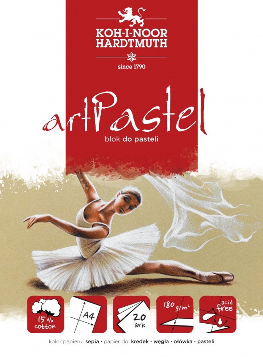 Art Pastel tekenblok A4 20 vellen