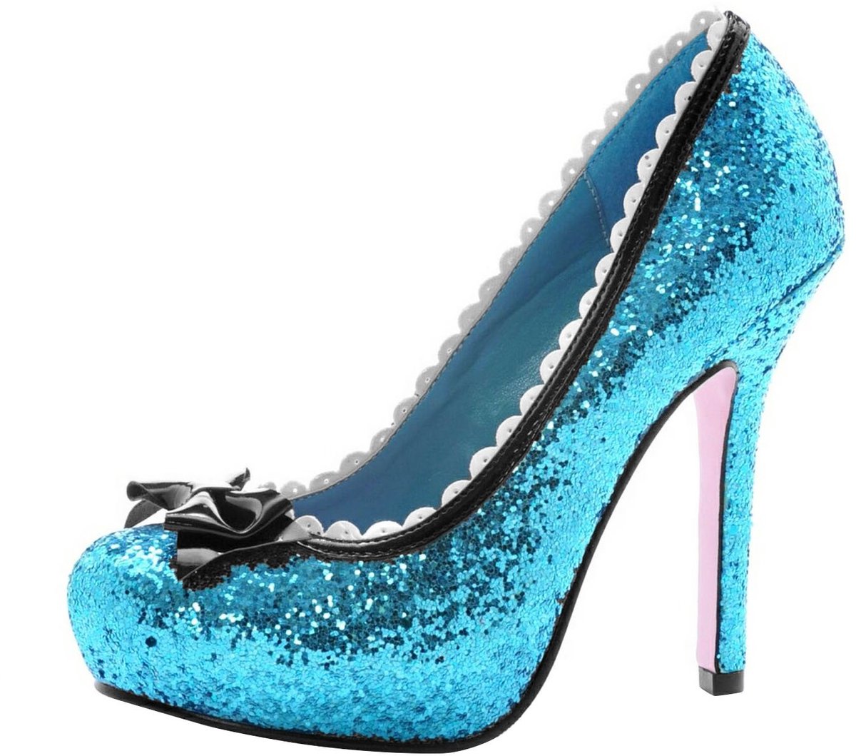 Glitter High Heels Blauw