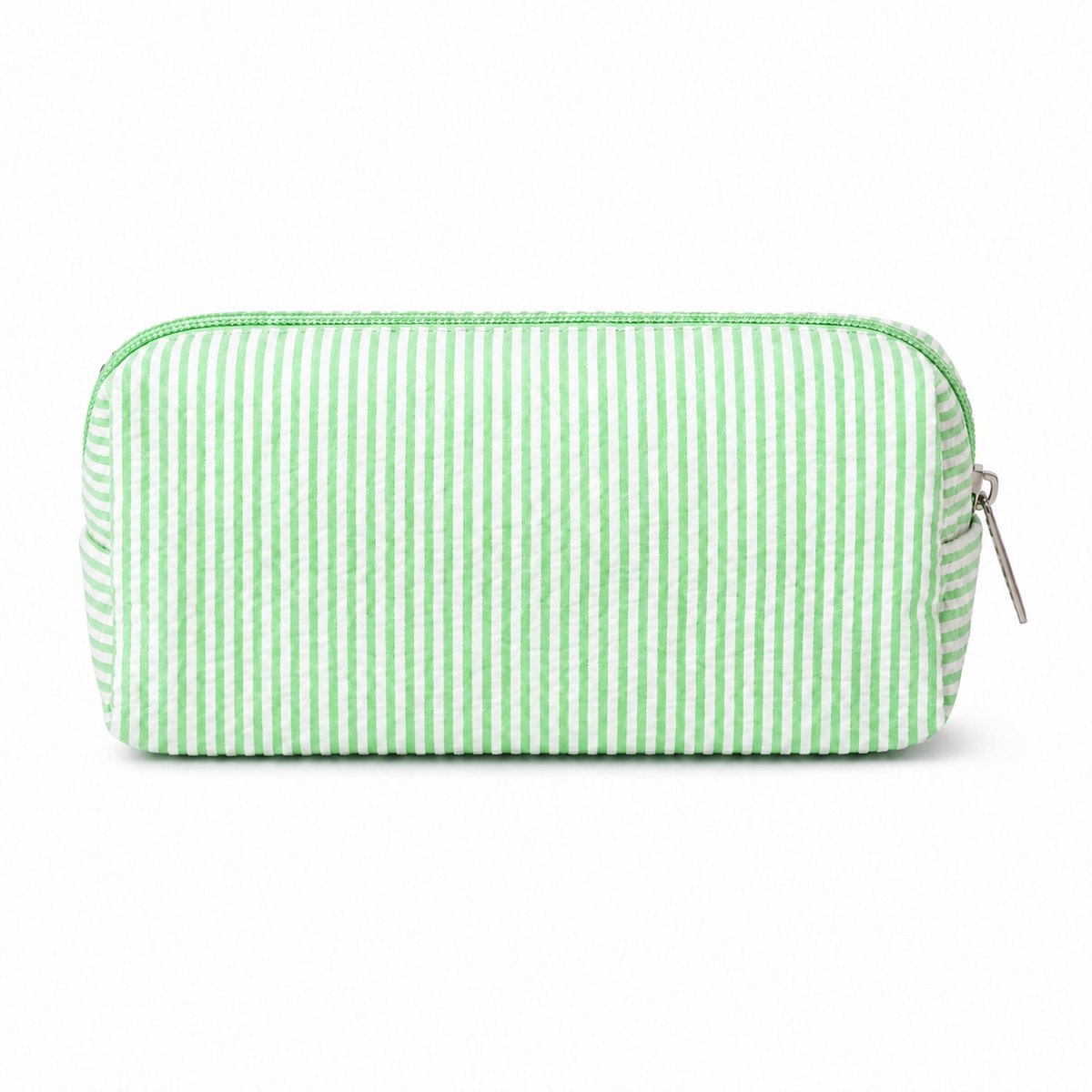 Ulisem - Pennenetui - Klein Etui voor Pennen & Potloden - Gestreepte Pennenzak voor Dames - School, Kantoor & Reizen - groen