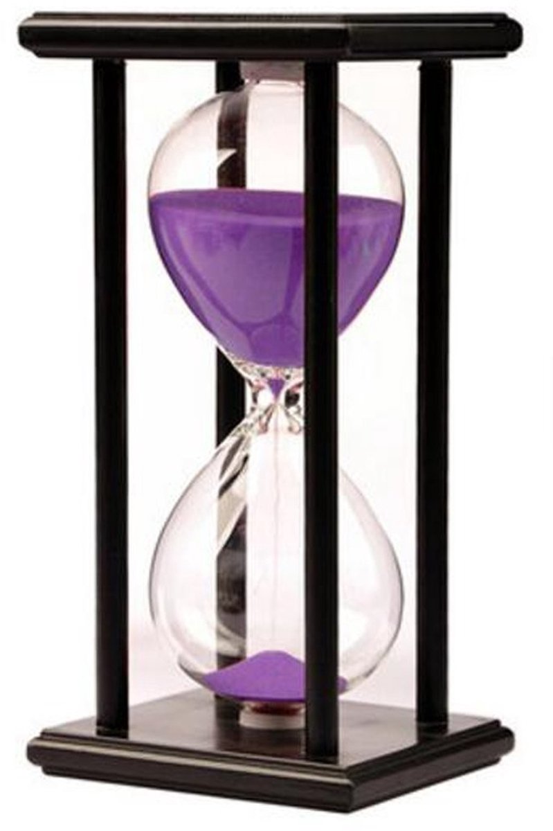 Solidchoice - Houten Uurglas Timer voor Thuis en Kantoor