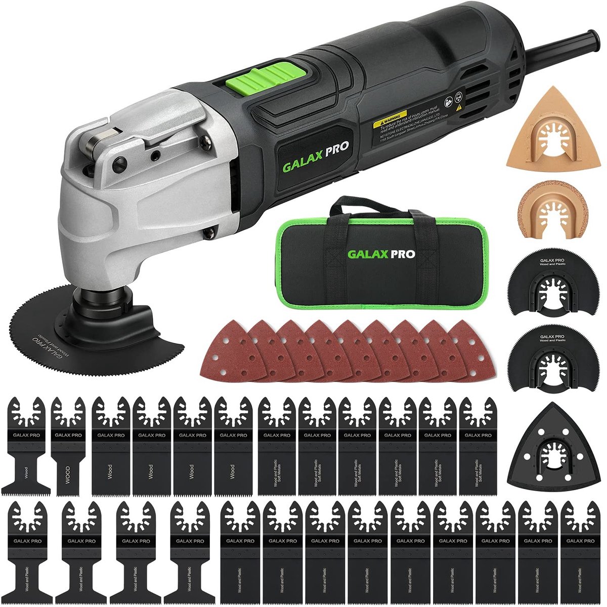 Solidchoice - Oscillerend Gereedschap 260W met 28 Accessoires voor Renovatie