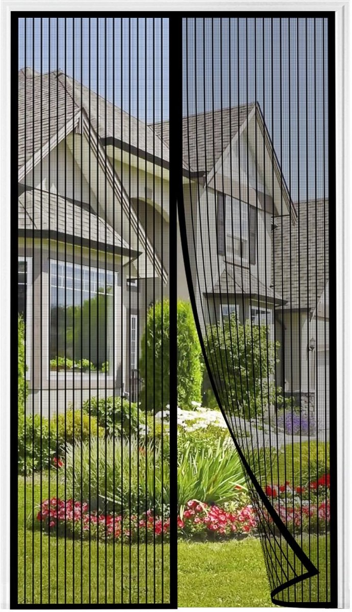 Solidchoice - Magnetische Insectenscherm voor Deuren 80 x 200 cm