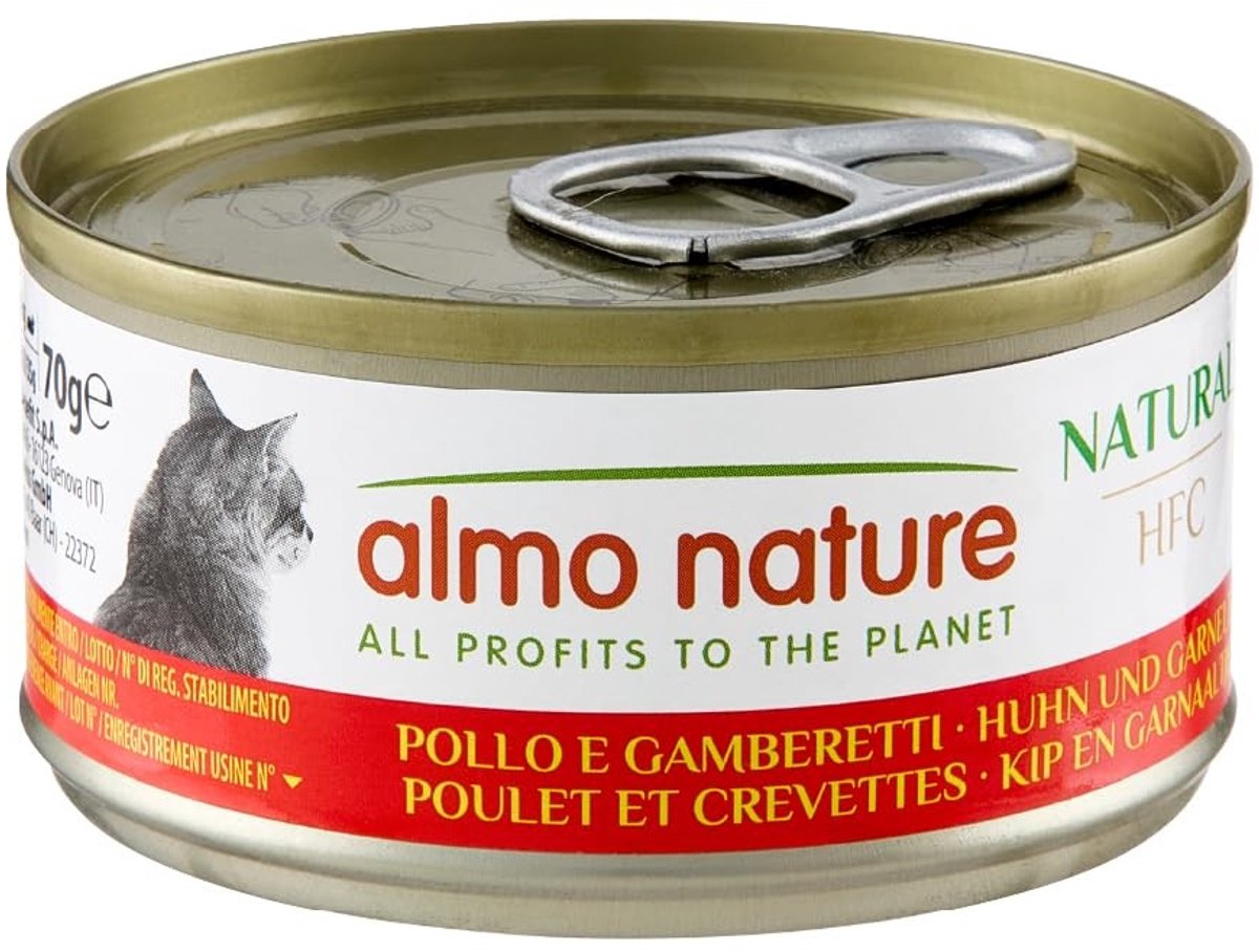 Solidchoice – Natuurlijke Kattenvoer met Kip en Garnalen 24-Pack