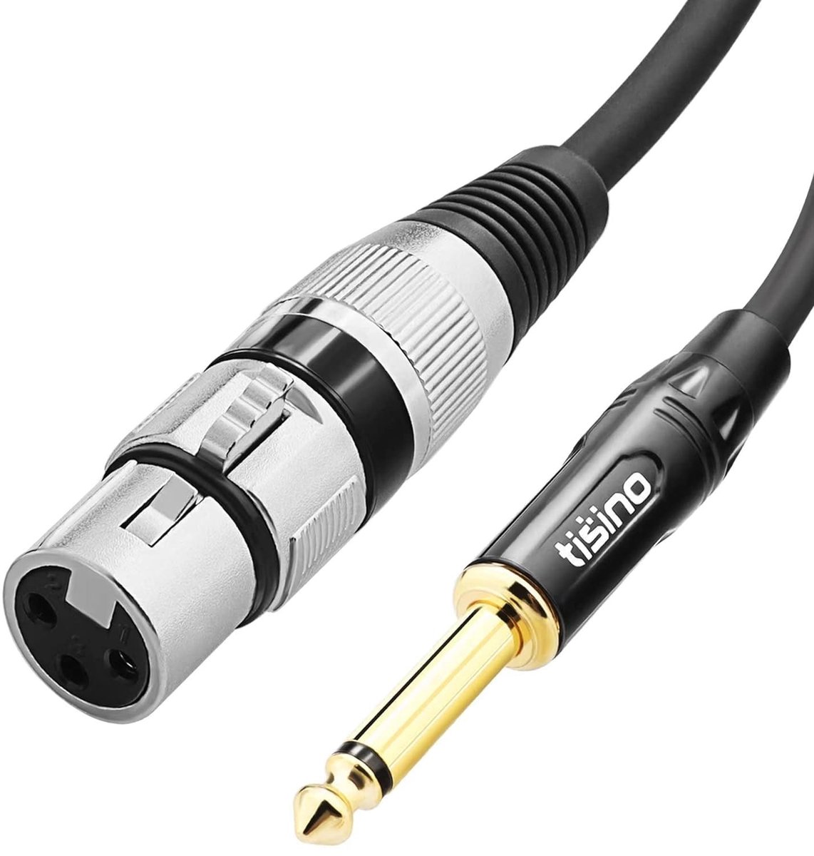 Solidchoice - XLR naar 6.35mm Jack Microfoonkabel 8m
