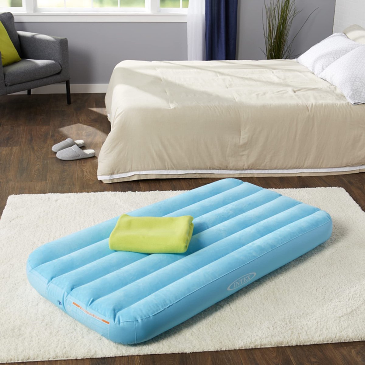 Solidchoice - Opblaasbaar Kinderbed met Zachte Bovenkant