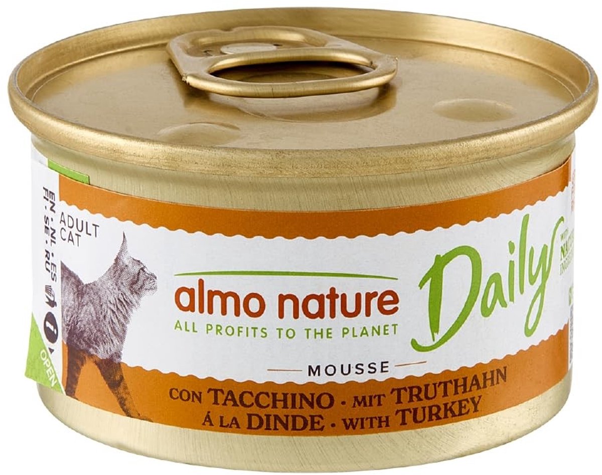 Solidchoice - Nat Voer voor Volwassen Katten met Kalkoen in Mousse