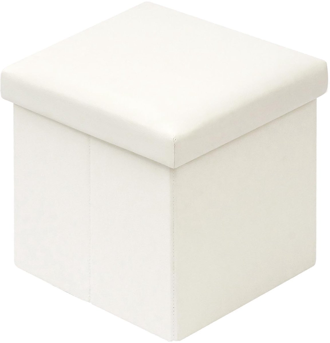 Solidchoice - Opvouwbare Poef met Deksel en Maximaal 150kg Draagvermogen
