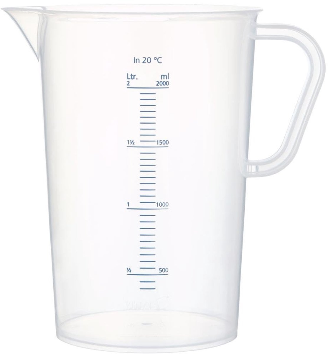 Solidchoice - Polypropyleen Maatbeker 2000 ml met Spout