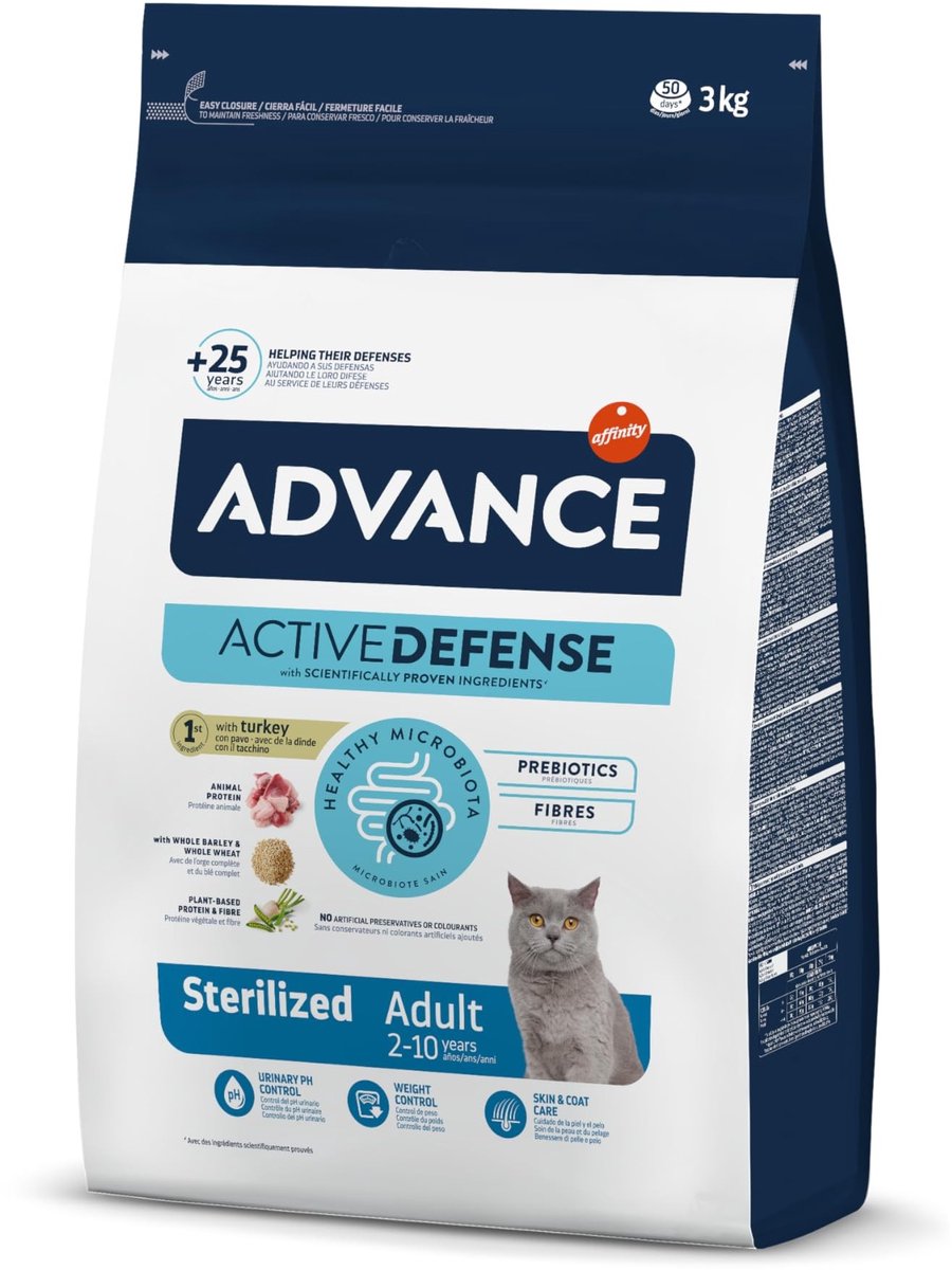 Solidchoice - Droogvoer voor Gesteriliseerde Katten met Kalkoen (3 kg)