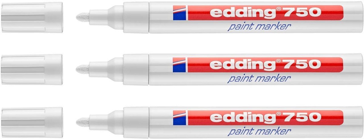 Solidchoice - Permanent Verfmarkers Set met 3 Kleuren