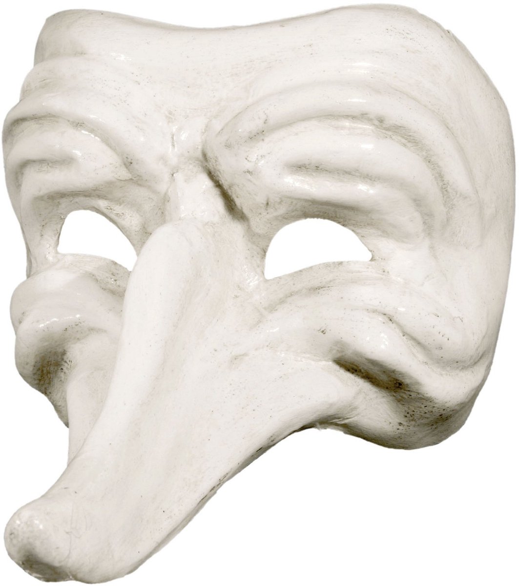 Batocchio Wit - Venetiaans Masker