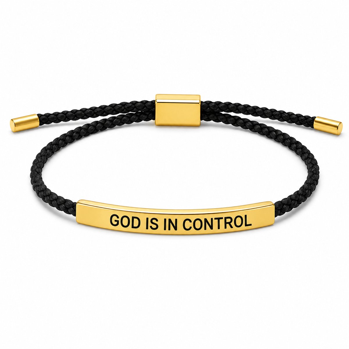 Vivva – Christelijke Armband – Geloofsarmband met Inspirerende Boodschap – Verstelbaar Christelijk Sieraad – Geloof Cadeau voor Dames en Heren – FAITHLET