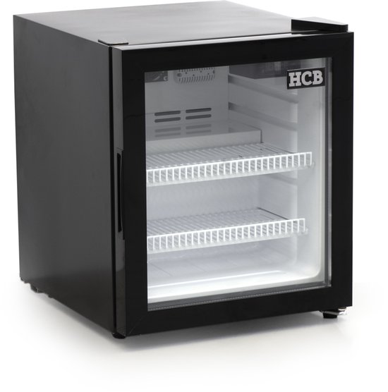 HCB® - Minibar - 46 liter - glasdeur koeling - 230V - 23 kg - 7997 van hcb — afbeelding 3