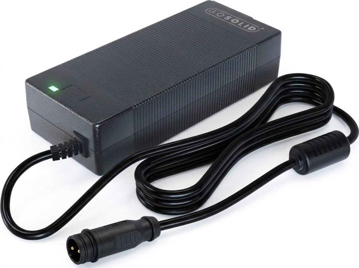 GO SOLID! Oplader 42V geschikt voor SIB2.0 en STB Panasonic fiets accu