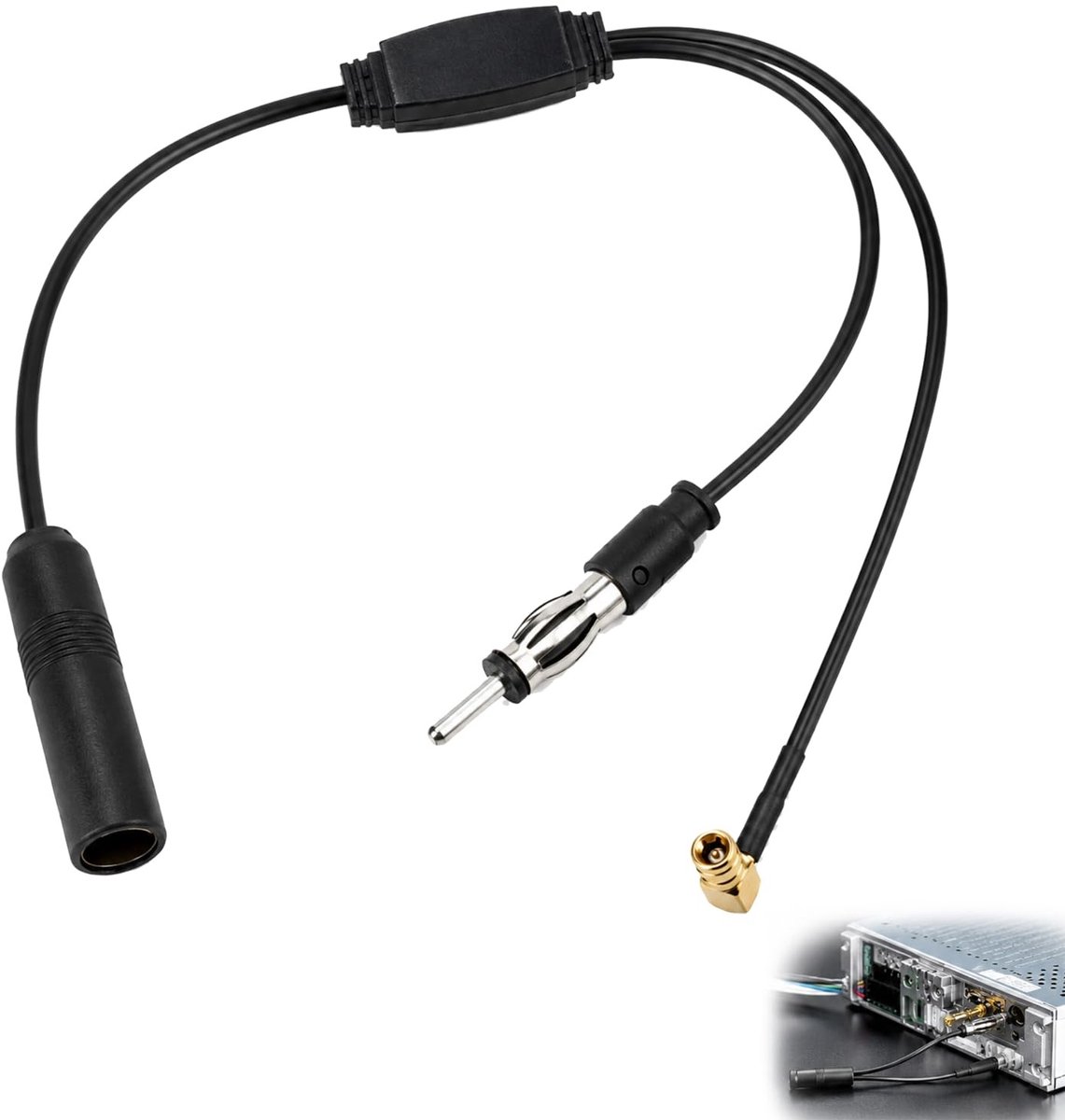 Solidchoice - DAB+ Auto Antenne Adapter 2 ft