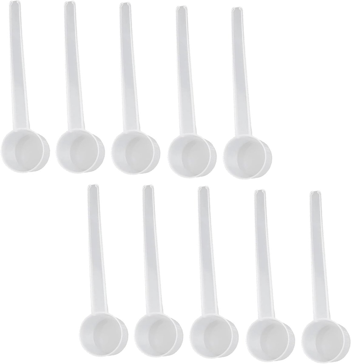 Solidchoice - Transparante Maatlepels, Set van 10 Stuks