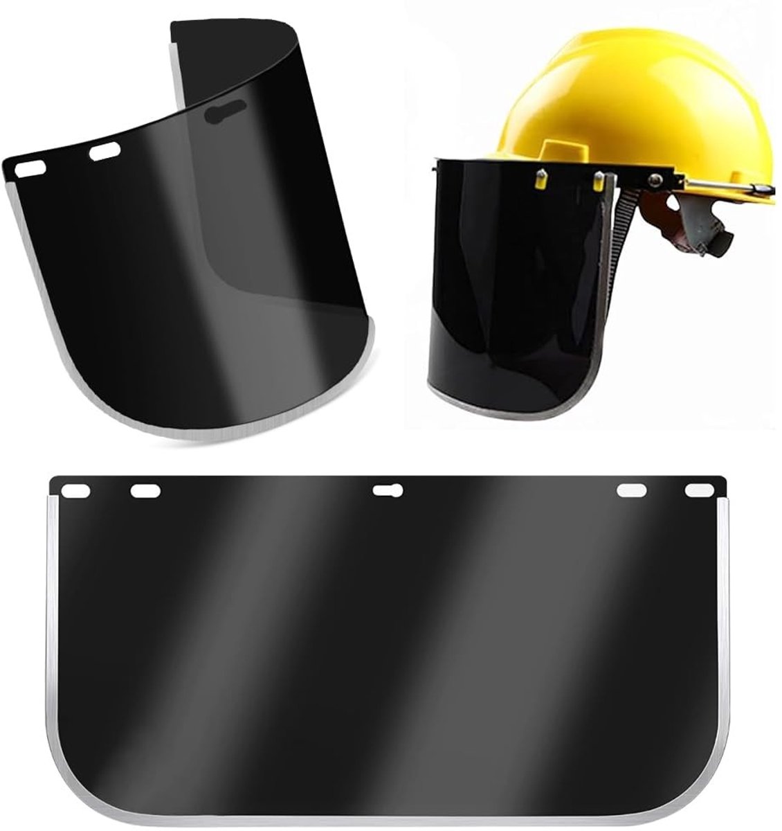 Solidchoice - Set van 2 Zwarte Reserveplaten