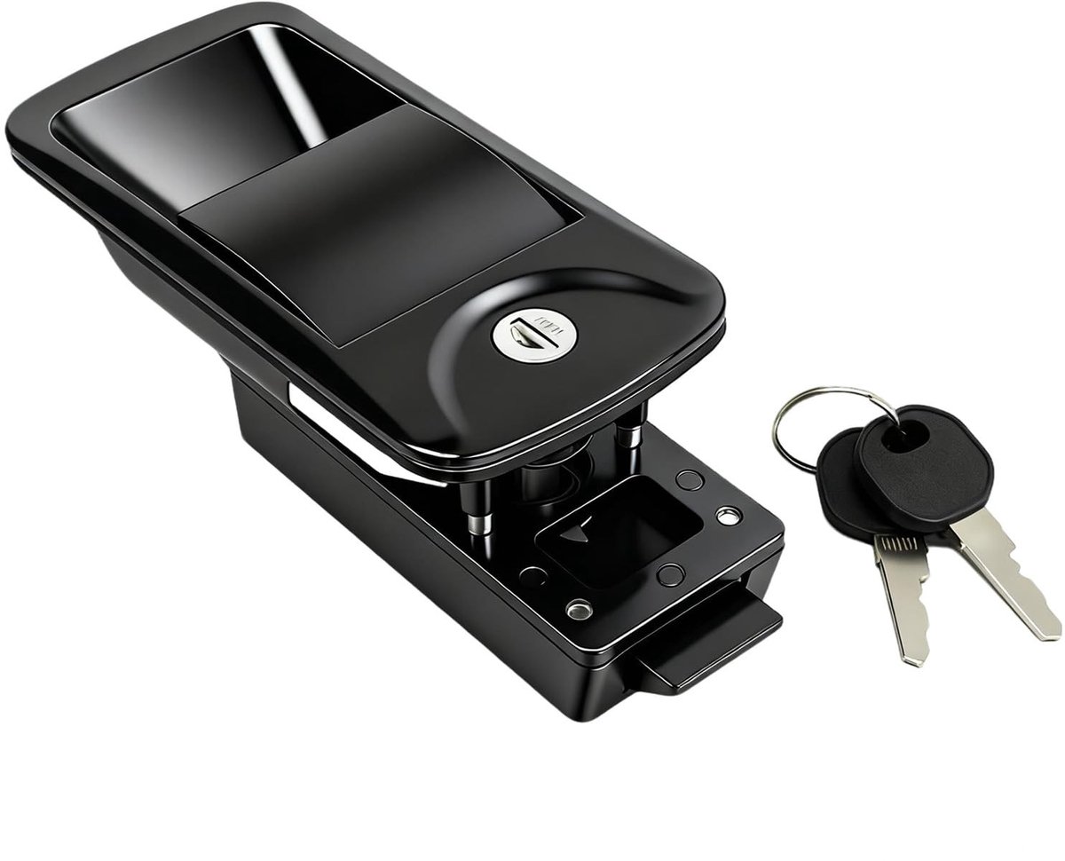 Solidchoice - Caravan Deurslot met Sleutels van Zinklegering