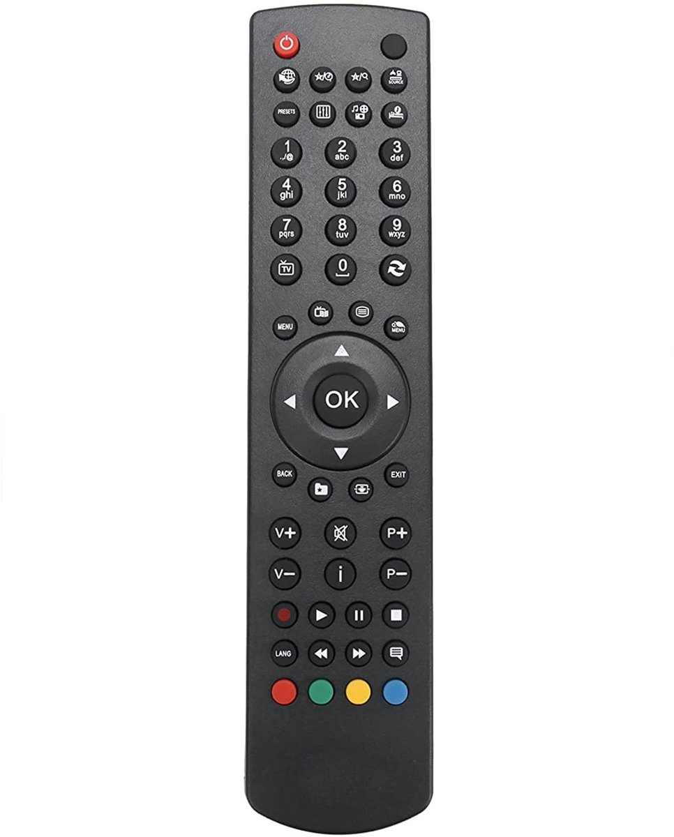 Solidchoice - Vervangende Afstandsbediening Compatibel met Televisies