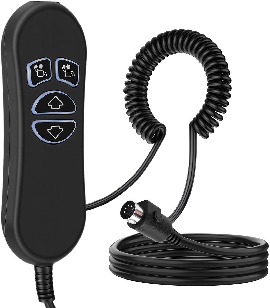Solidchoice - Vervangende Afstandsbediening voor Fauteuil met USB Oplaadpoort