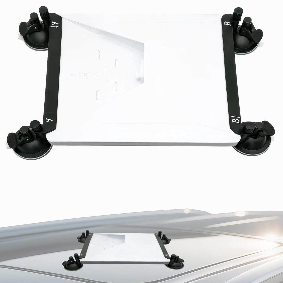 Solidchoice - Zuignap Houder voor Mini Antenne met Verstelbare Bevestiging