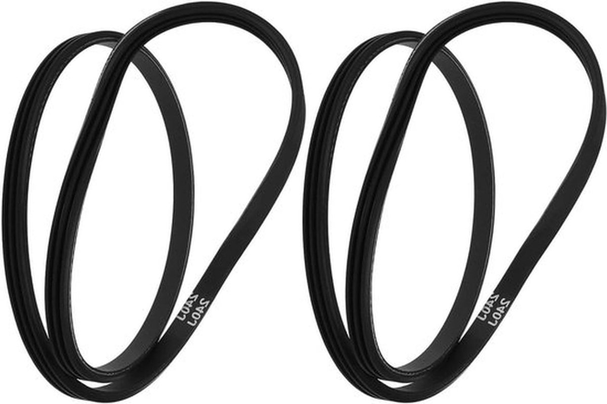 Rubber Aandrijfriem - Grasmaaiers - 3 Ribben - Omtrek 610mm - Pitch 2.34mm - Geribbelde Riem 2 stks PIX - Poly V-Riem voor Lintzagen