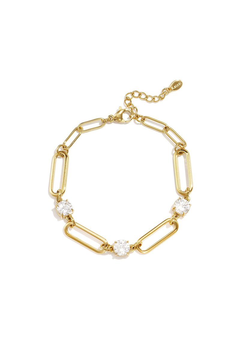 Faye - Armband - Goud - Stainless Steel - - Goud