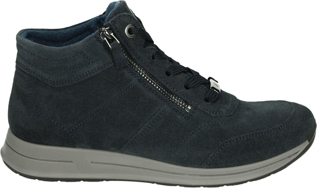 Ara - 1224808 OSAKA 2.0 - Hoge sneakersVeterbootsDames veterschoenenDames sneakersHalf-hoge schoenen - Kleur: Blauw - Maat: 40