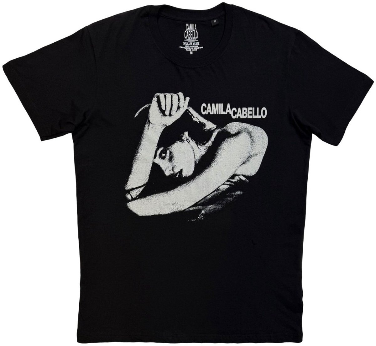 Camila Cabello - Logo & Pose Heren Tshirt - L - Zwart