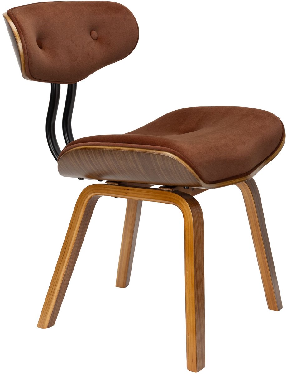 Dutchbone Blackwood Eetkamerstoel Walnootkleur/ Bruin