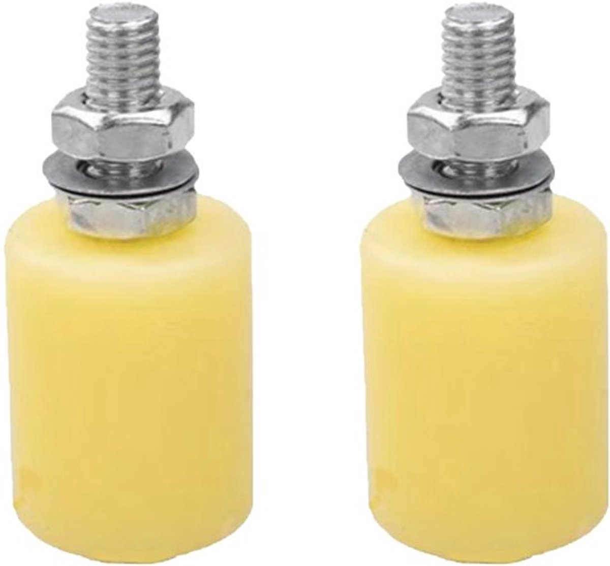 2 stuks schuifpoort geleiderol nylon, zware uitvoering, voor garage en tuin