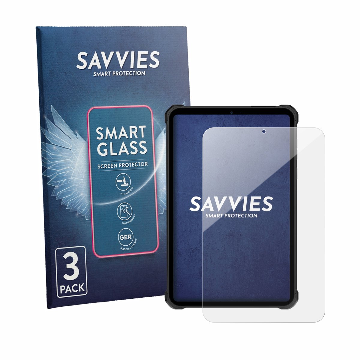 3 Stuks Savvies Screenprotector - geschikt voor Oukitel RT11 - beschermfolie glas transparant