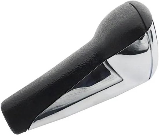 Schakelknop Automaat - Versnellingspook Leer - Auto Interieur - Eenvoudige Montage - Zilver — afbeelding 4