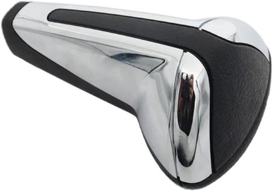 Schakelknop Automaat - Versnellingspook Leer - Auto Interieur - Eenvoudige Montage - Zilver — afbeelding 5