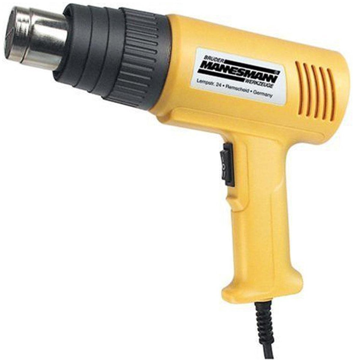 Heteluchtpistool 2000W – 2 Temperatuurstanden – Verfafbrander met 4 Mondstukken – Voor Solderen en Krimpen