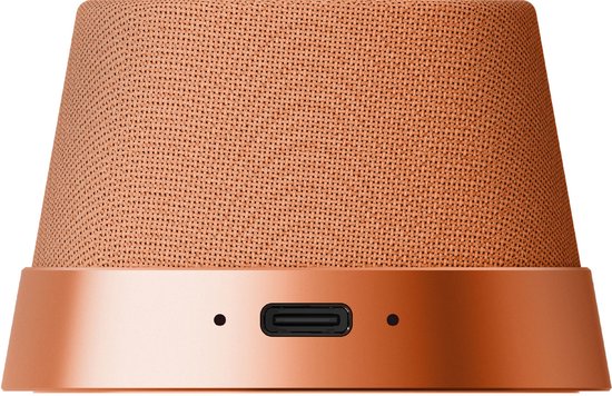 MOMAX 1-Vibe Go Magnetische Bluetooth Speaker - Draagbaar, TWS, IPX6 en 12 uur Accuduur - Oranje van Momax — afbeelding 3
