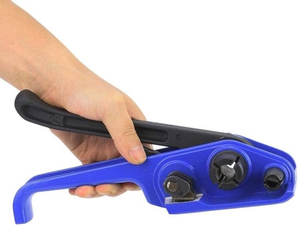Handbediende Spanapparaat voor Strapping - Bandenspanner voor PET, PP en Staal - Geschikt voor Plastic Verpakkingsbanden van 16-19mm